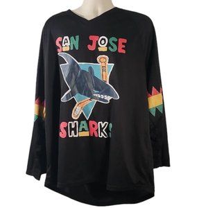 2022 San Jose Sharks black history month jersey shirt mens XL